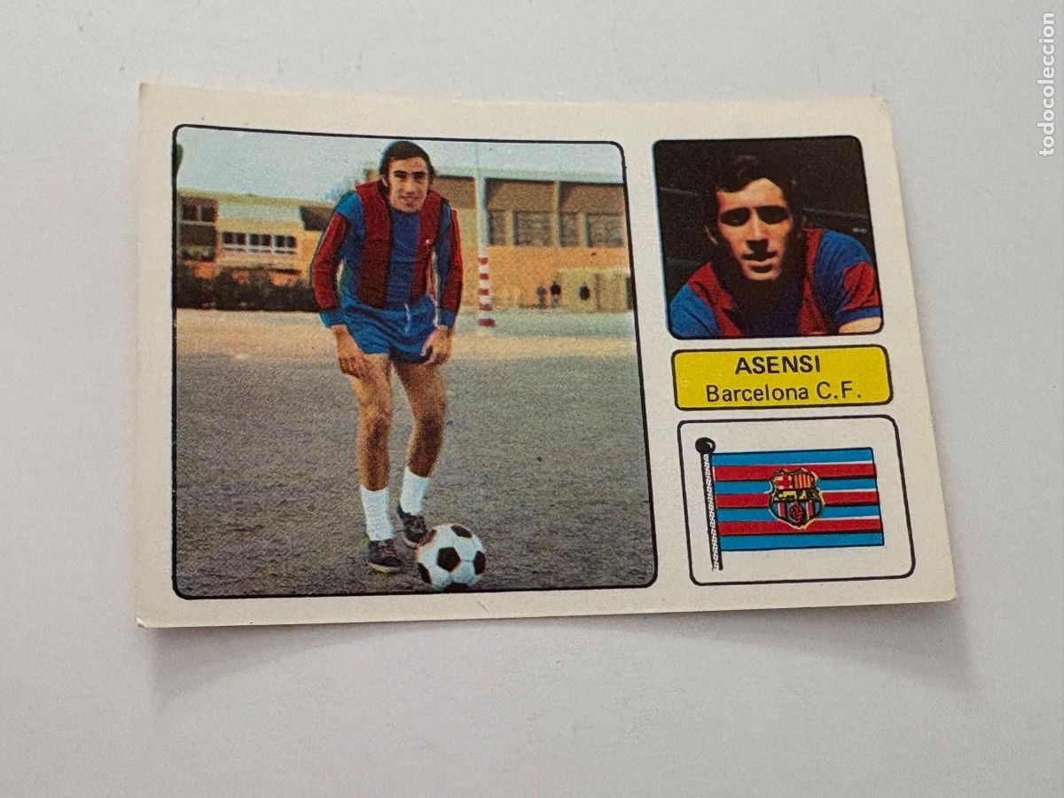 Football Stickers: 22. CROMO BARCELONA ASENSI FHER 1973-1974 73-74 SIN PEGAR