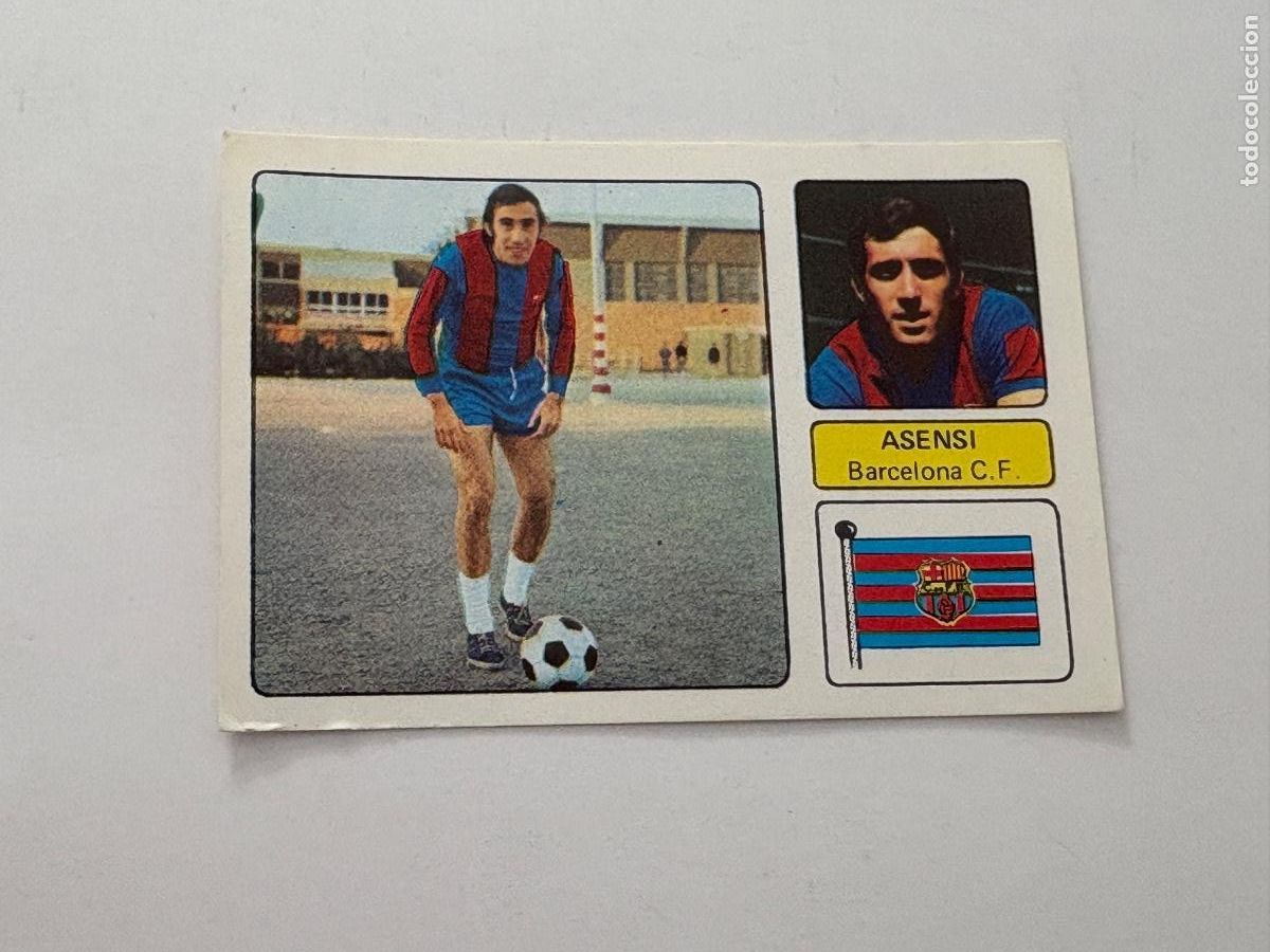 Football Stickers: 22. CROMO BARCELONA ASENSI FHER 1973-1974 73-74 SIN PEGAR