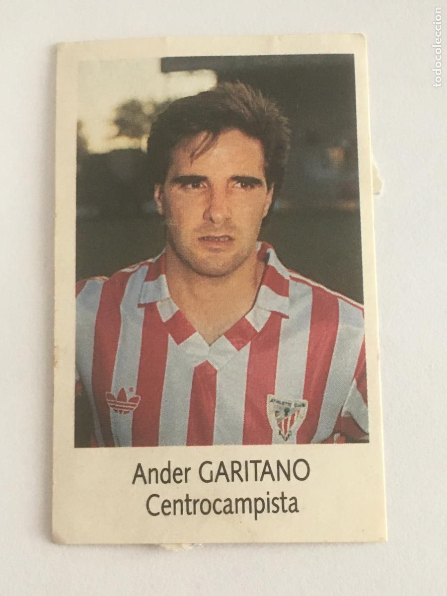 Cromos de Futebol: garitano athletic bilbao cromo n&ordm; 33 bimbo liga futbol 91 92 1991 1992 cromo nunca pegado
