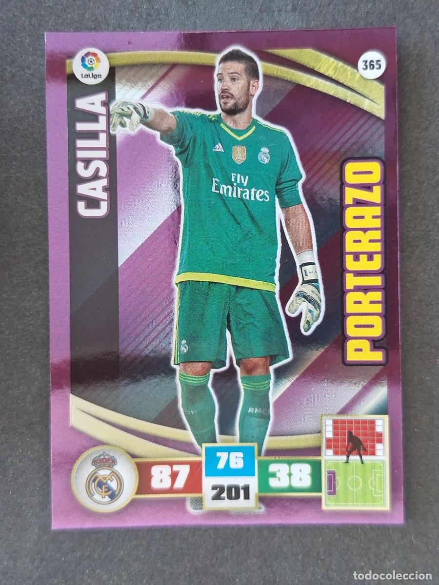 Cromos de f&uacute;tbol: CASILLA REAL MADRID PORTERAZO 365 PANINI ADRENALYN XL 2015 2016 15 16
