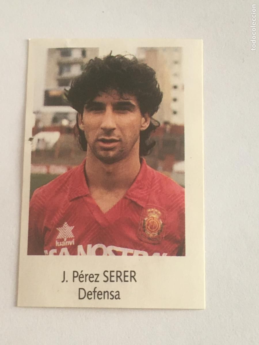 Figurine di Calcio: serer mallorca cromo n&ordm; 16 bimbo liga futbol 91 92 1991 1992 cromo nunca pegado