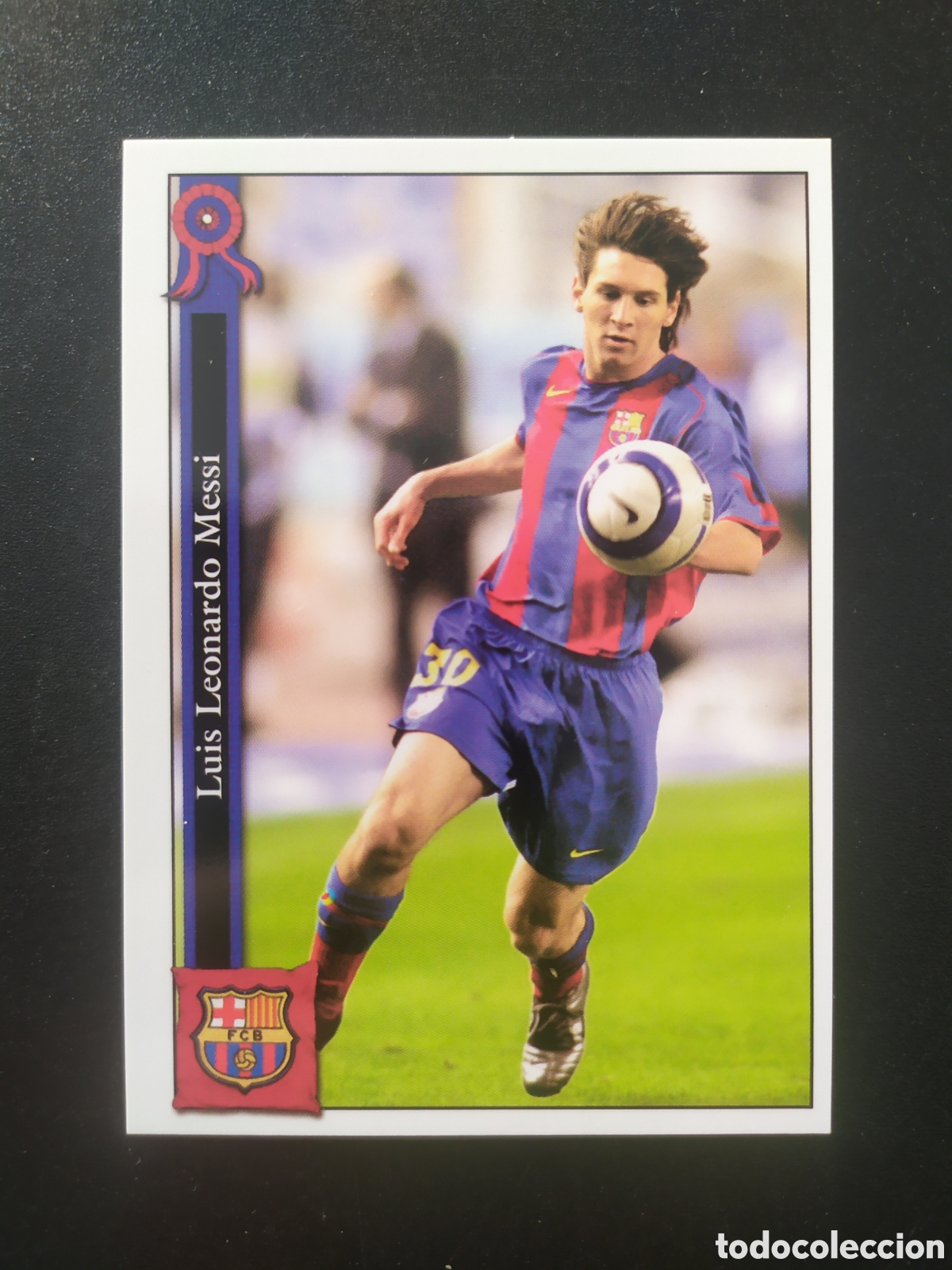 Cromos de f&uacute;tbol: Mundicromo fichas Liga 2005 2006 05 06 Messi n&deg; 602 Barcelona