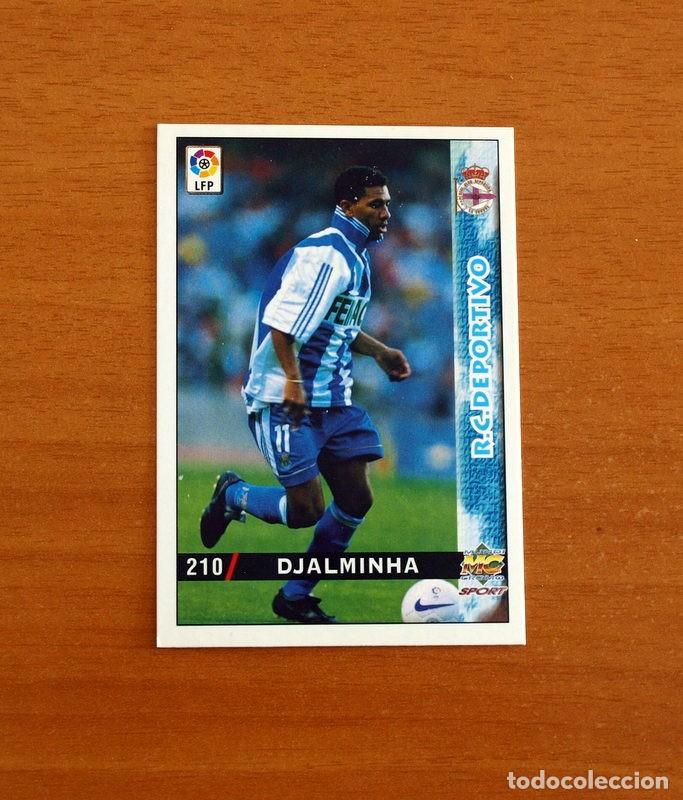 Cromos de f&uacute;tbol: Deportivo La Coru&ntilde;a - N&ordm; 210 Djalminha - Mundicromo Las Fichas de la Liga 1998-1999-98-99