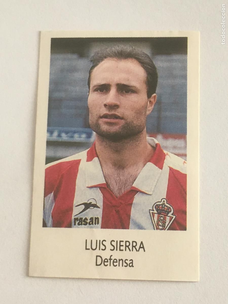 Cromos de f&uacute;tbol: luis sierra sporting gijon cromo n&ordm; 90 bimbo liga futbol 91 92 1991 1992 cromo nunca pegado