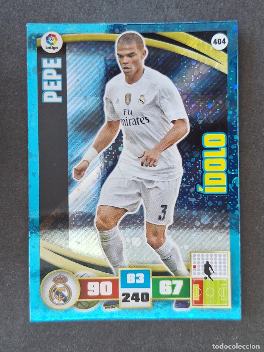 Cromos de f&uacute;tbol: PEPE REAL MADRID IDOLO 404 PANINI ADRENALYN XL 2015 2016 15 16