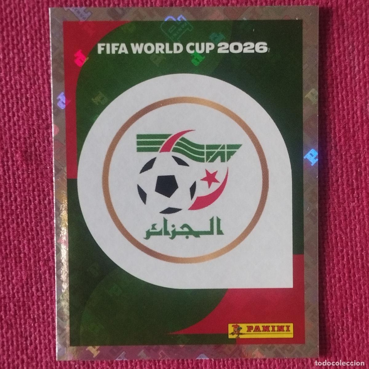 Cromos de f&uacute;tbol: ESCUDO ARGELIA - ALG 1 - MUNDIAL DE FUTBOL - FIFA WORLD CUP - 2026