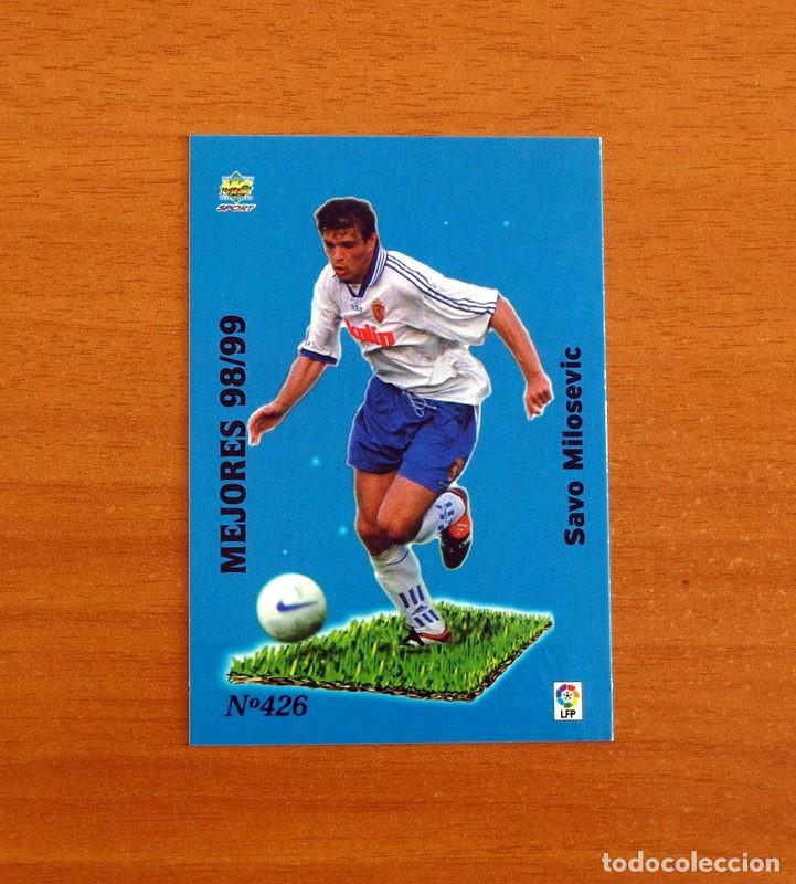 Cromos de f&uacute;tbol: Real Zaragoza -N&ordm; 426, Milosevic - Mejores 98-99 - Las Fichas de la Liga Mundicromo 1999-2000, 99-00