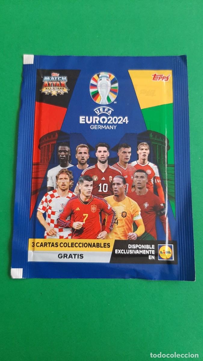 Football Stickers: (TOPPS)(EURO2024)(LIDL) SOBRE SIN ABRIR EDICI&Oacute;N LIMITADA DE LIDL 2024
