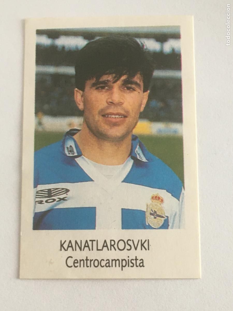 Figurine di Calcio: Kanatlarovski deportivo coru&ntilde;a cromo n&ordm; 68 bimbo liga futbol 91 92 1991 1992 cromo nunca pegado