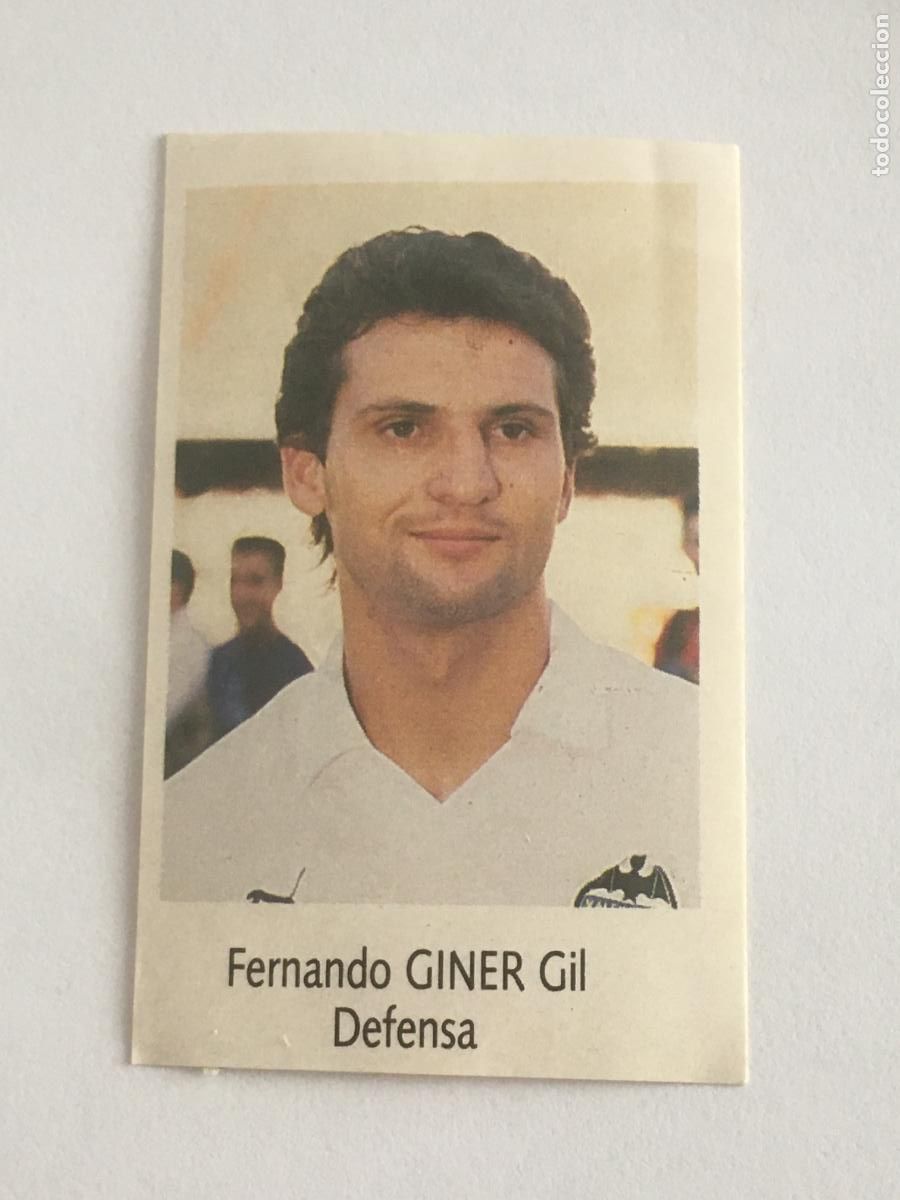 Figurine di Calcio: giner valencia cromo n&ordm; 208 bimbo liga futbol 91 92 1991 1992 cromo nunca pegado