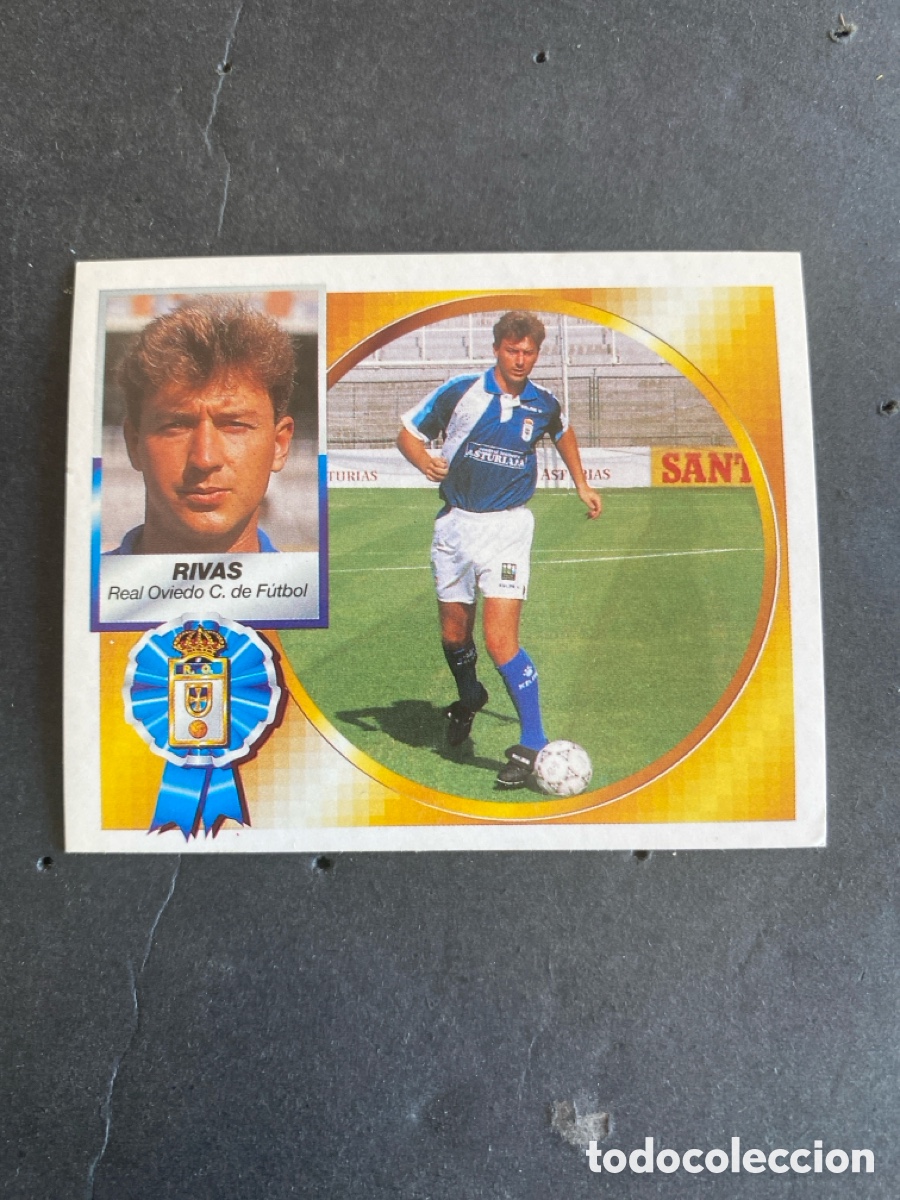 Football Stickers: Cromo liga 94/95 Real Oviedo nunca pegado