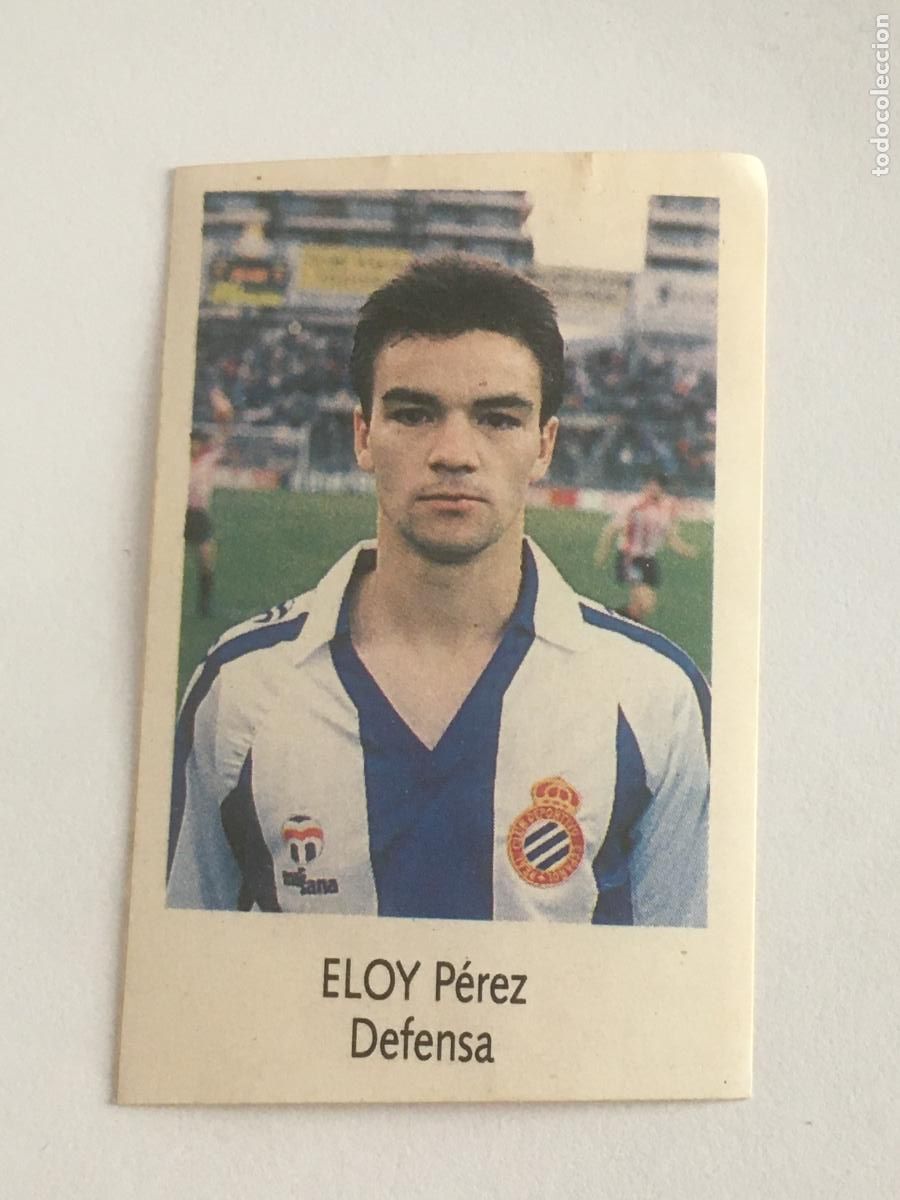 Figurine di Calcio: eloy espa&ntilde;ol cromo n&ordm; 75 bimbo liga futbol 91 92 1991 1992 cromo nunca pegado