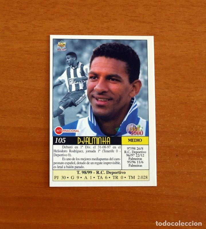 Football Stickers: Deportivo La Coru&ntilde;a - N&ordm; 105, Djalminha - Mundicromo Las Fichas de la Liga 1999-2000, 99-00