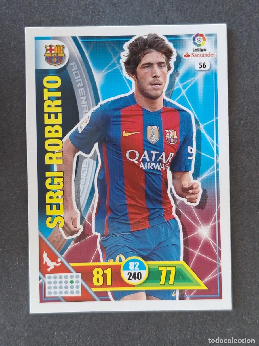 Football Stickers: SERGI ROBERTO F. C. BARCELONA 56 PANINI ADRENALYN XL 2016 2017 16 17