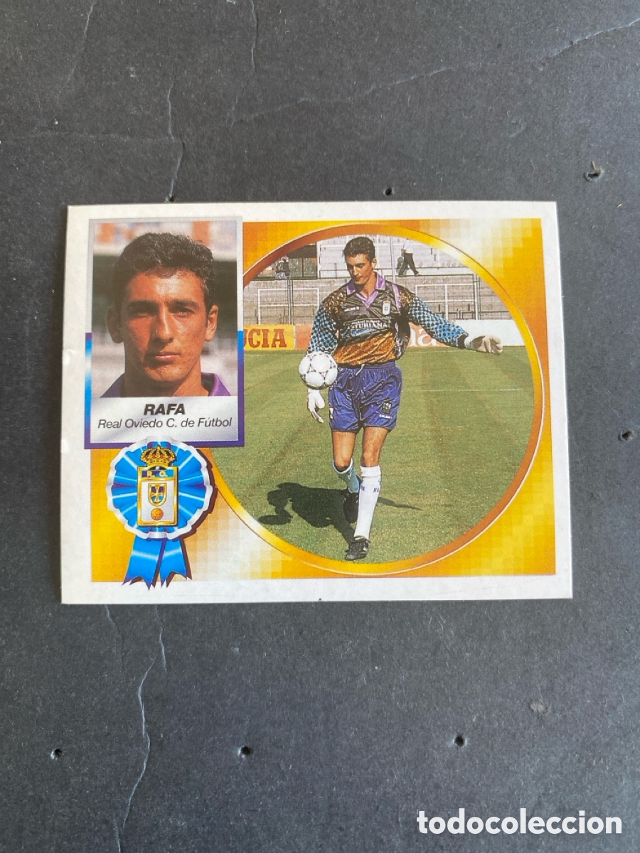Football Stickers: Cromo liga 94/95 Real Oviedo nunca pegado