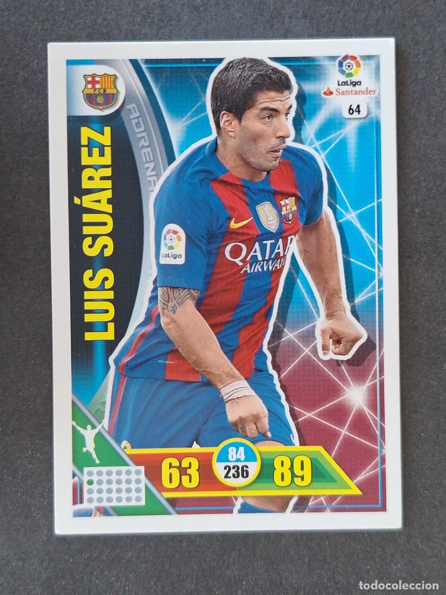 Fu&szlig;ball-Sticker: LUIS SUAREZ F. C. BARCELONA 64 PANINI ADRENALYN XL 2016 2017 16 17
