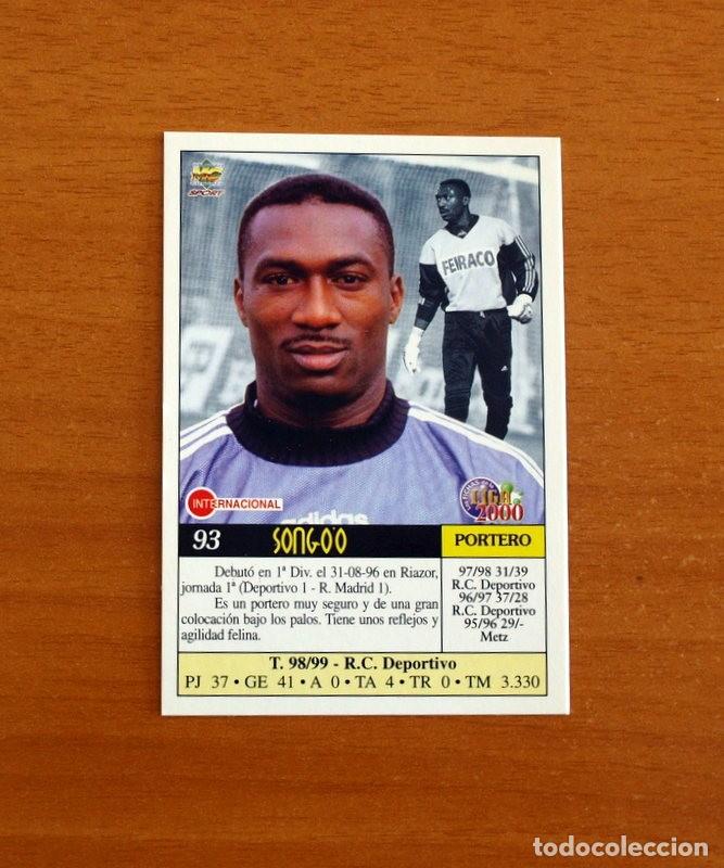 Fu&szlig;ball-Sticker: Deportivo La Coru&ntilde;a - N&ordm; 93, Songo'o - Mundicromo Las Fichas de la Liga 1999-2000, 99-00