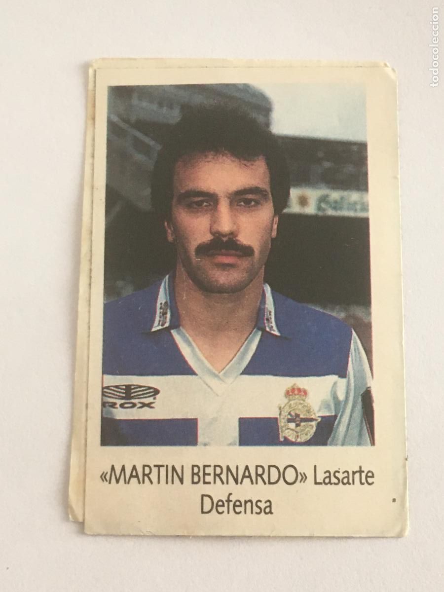 Figurine di Calcio: martin bernardo deportivo coru&ntilde;a cromo n&ordm; 63 bimbo liga futbol 91 92 1991 1992 cromo nunca pegado