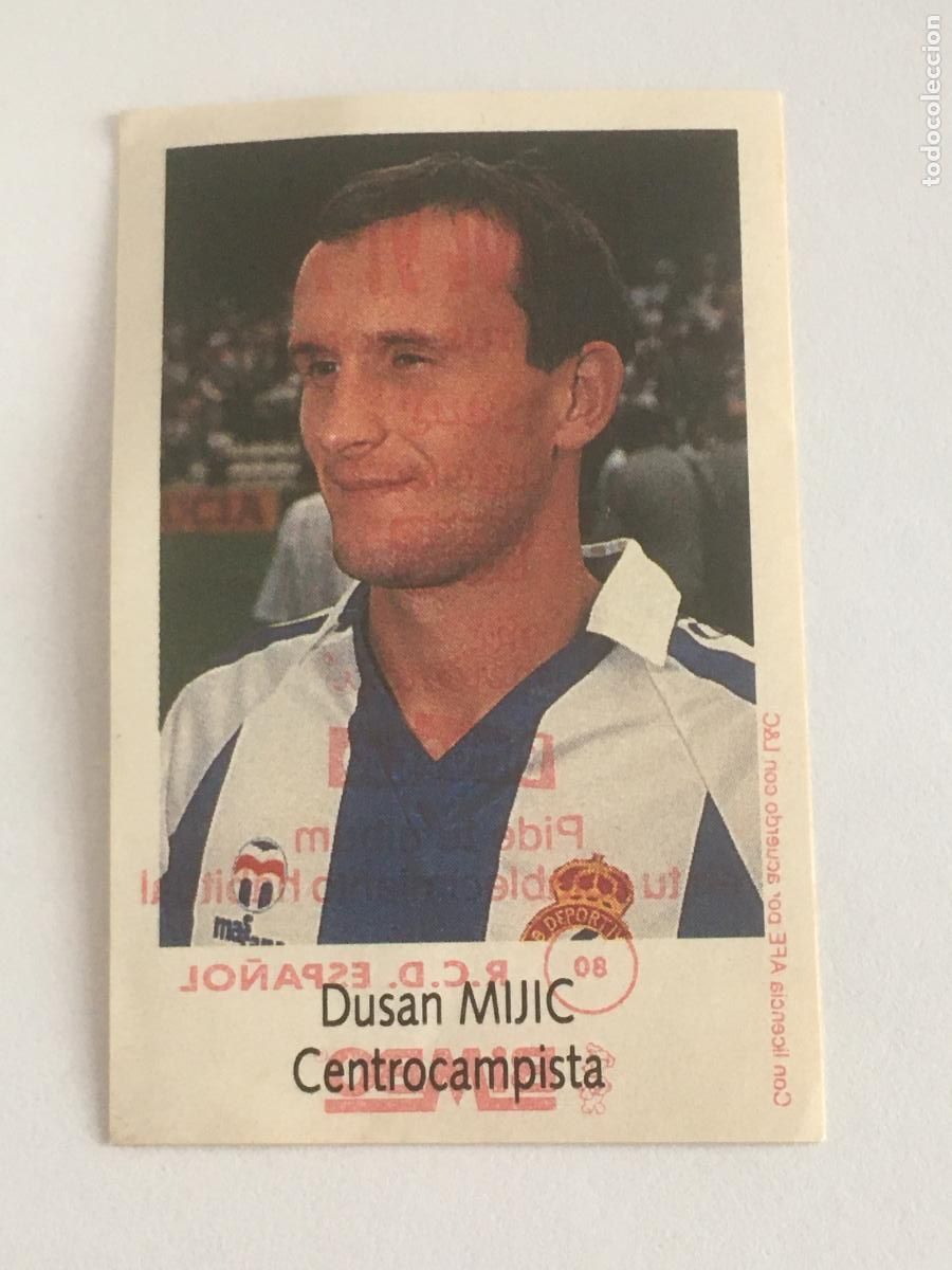 Figurine di Calcio: mijic espa&ntilde;ol cromo n&ordm; 80 bimbo liga futbol 91 92 1991 1992 cromo nunca pegado