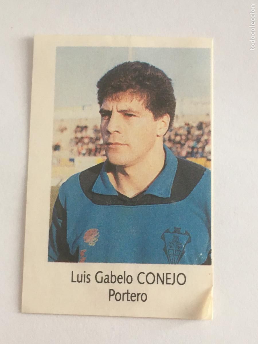 Figurine di Calcio: conejo albacete cromo n&ordm; 2 bimbo liga futbol 91 92 1991 1992 cromo nunca pegado