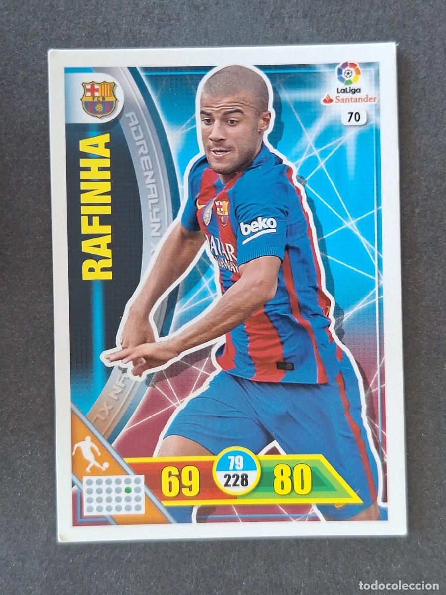 Fu&szlig;ball-Sticker: RAFINHA F. C. BARCELONA 70 PANINI ADRENALYN XL 2016 2017 16 17