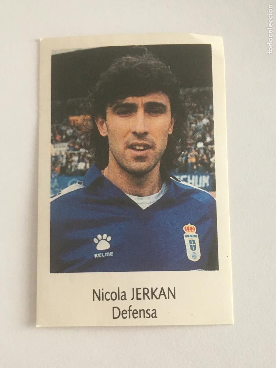 Figurine di Calcio: jerkan oviedo cromo n&ordm; 162 bimbo liga futbol 91 92 1991 1992 cromo nunca pegado