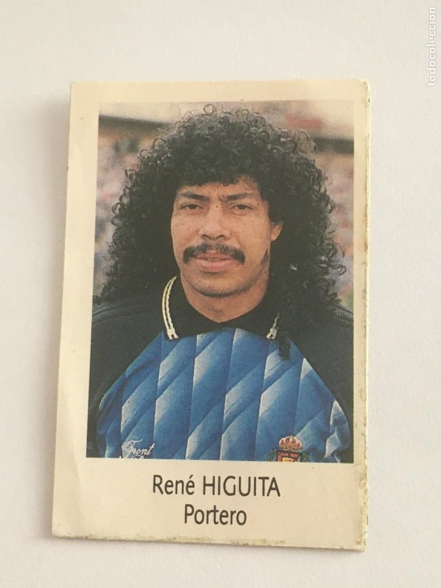 Figurine di Calcio: higuita valladolid cromo n&ordm; 218 bimbo liga futbol 91 92 1991 1992 cromo nunca pegado
