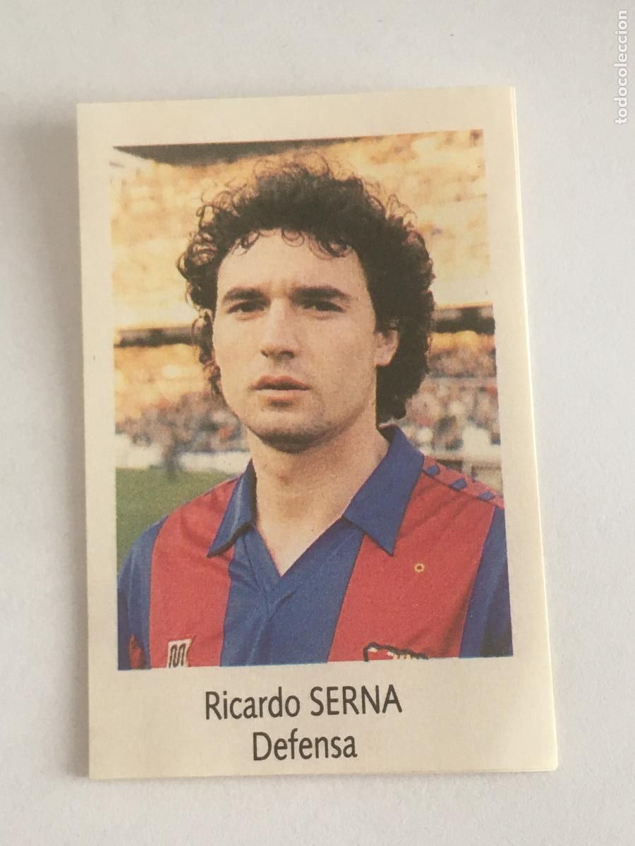 Figurine di Calcio: serna barcelona cromo n&ordm; 16 bimbo liga futbol 91 92 1991 1992 cromo nunca pegado