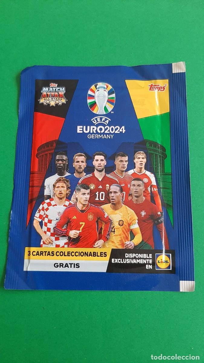 Cromos de Futebol: (TOPPS)(EURO2024)(LIDL) SOBRE SIN ABRIR EDICI&Oacute;N LIMITADA DE LIDL 2024