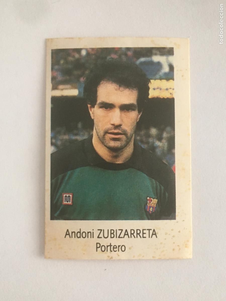 Figurine di Calcio: zubizarreta barcelona cromo n&ordm; 14 bimbo liga futbol 91 92 1991 1992 cromo nunca pegado