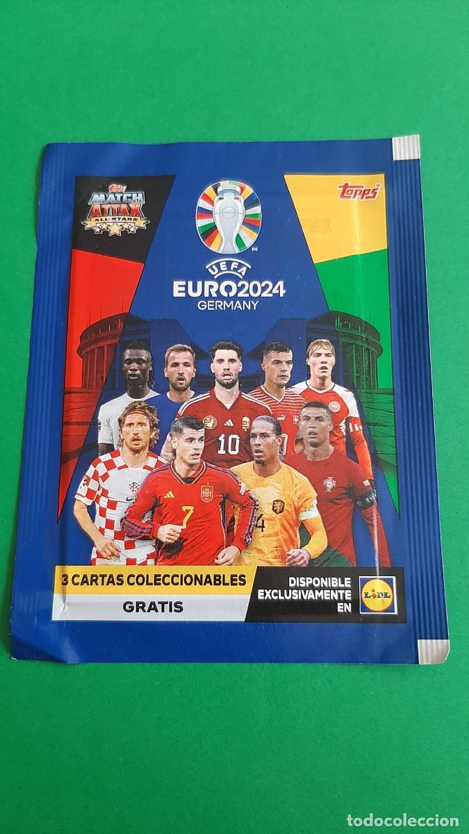 Cartes &agrave; collectionner de Football: (TOPPS)(EURO2024)(LIDL) SOBRE SIN ABRIR EDICI&Oacute;N LIMITADA DE LIDL 2024