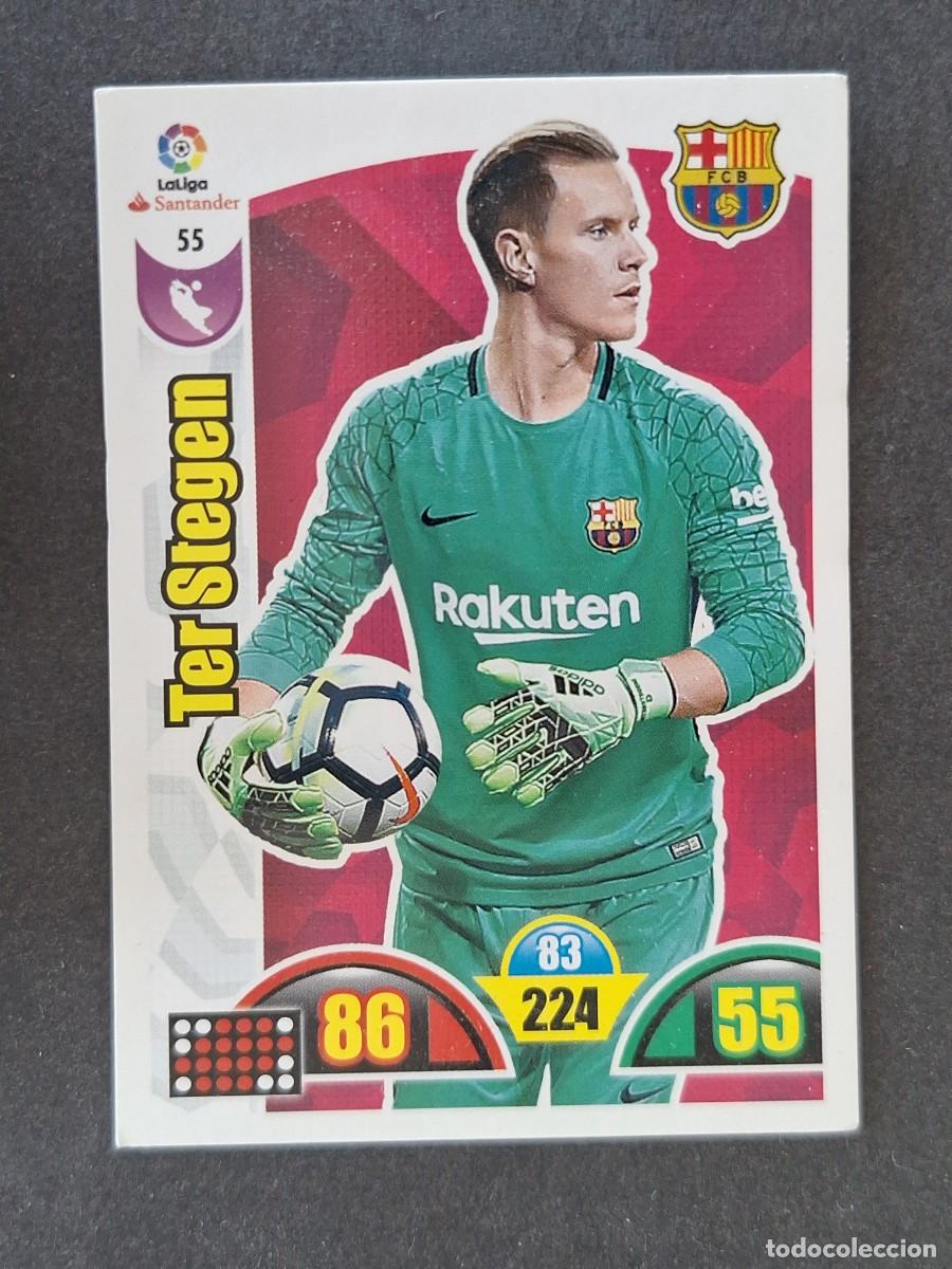Cartes &agrave; collectionner de Football: TER STEGEN F. C. BARCELONA 55 PANINI ADRENALYN XL 2017 2018 17 18