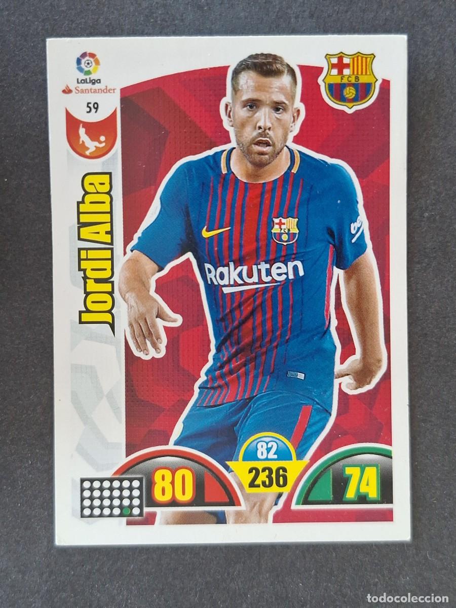 Cartes &agrave; collectionner de Football: JORDI ALBA F. C. BARCELONA 59 PANINI ADRENALYN XL 2017 2018 17 18