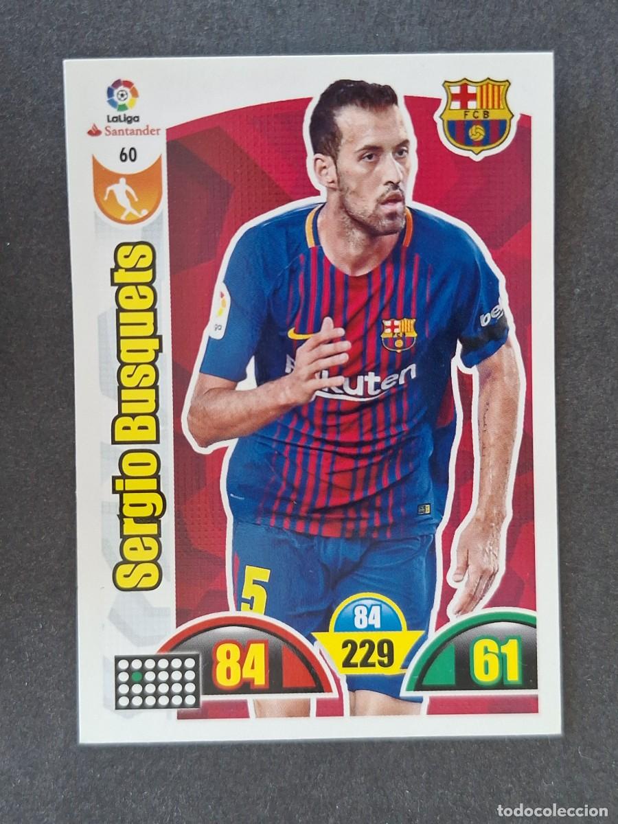 Cartes &agrave; collectionner de Football: SERGIO BUSQUETS F. C. BARCELONA 60 PANINI ADRENALYN XL 2017 2018 17 18