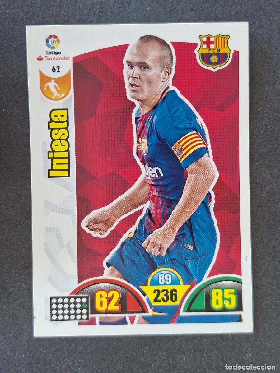Cartes &agrave; collectionner de Football: INIESTA F. C. BARCELONA 62 PANINI ADRENALYN XL 2017 2018 17 18