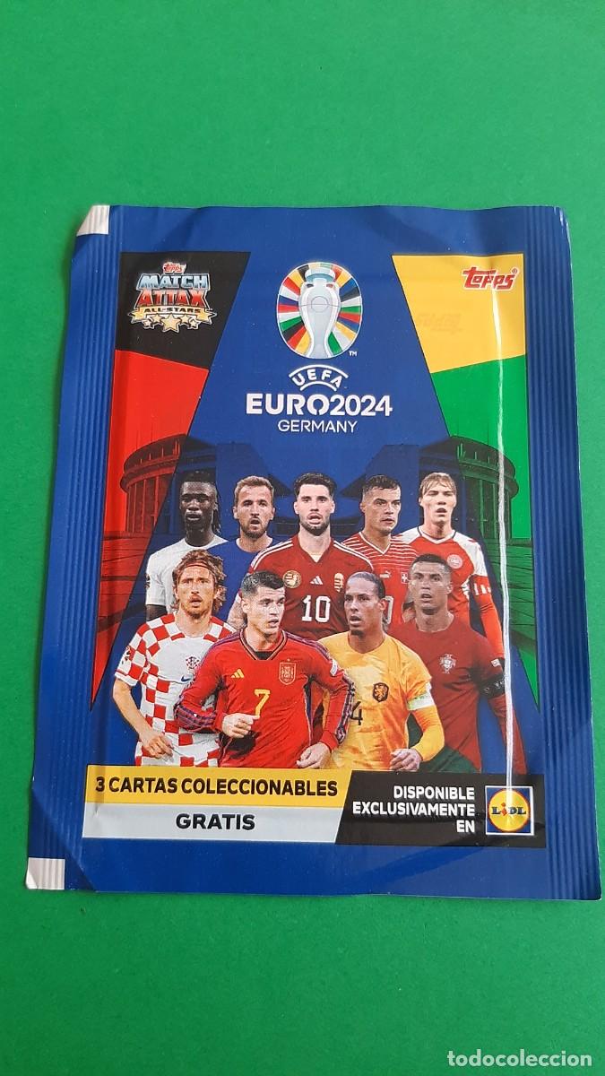 Cartes &agrave; collectionner de Football: (TOPPS)(EURO2024)(LIDL) SOBRE SIN ABRIR EDICI&Oacute;N LIMITADA DE LIDL 2024