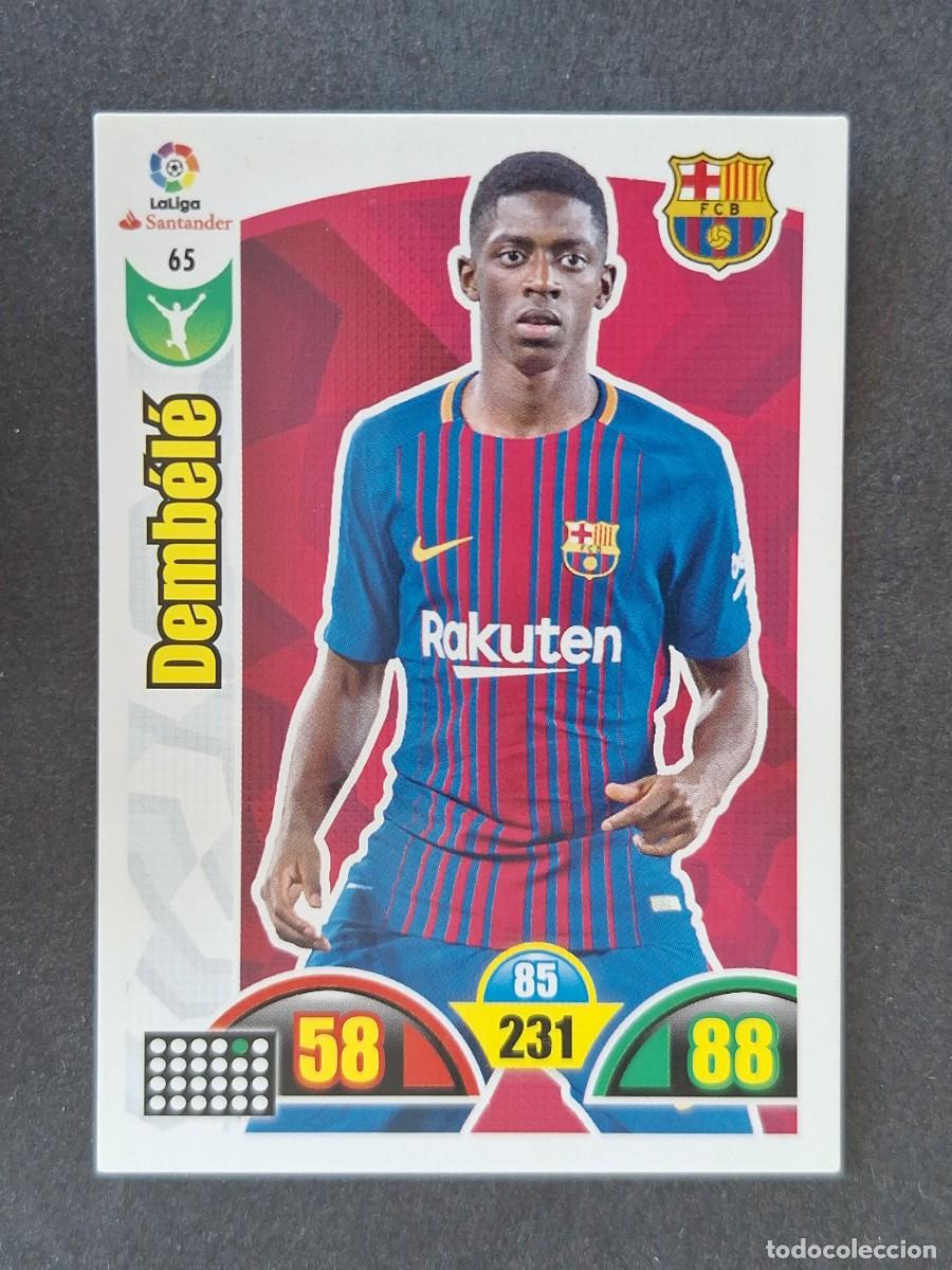 Cartes &agrave; collectionner de Football: DEMBELE F. C. BARCELONA 65 PANINI ADRENALYN XL 2017 2018 17 18