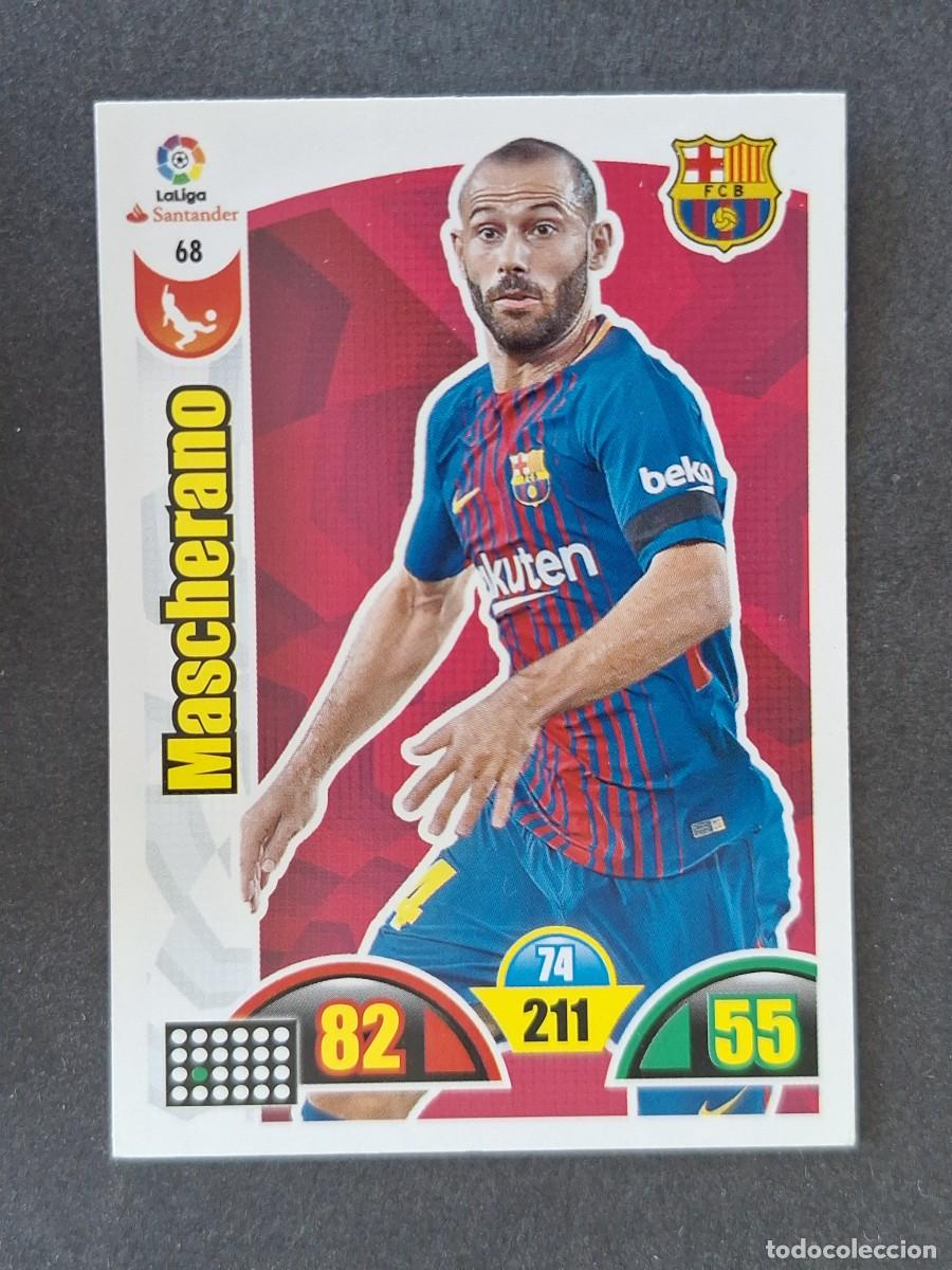 Fu&szlig;ball-Sticker: MASCHERANO F. C. BARCELONA 68 PANINI ADRENALYN XL 2017 2018 17 18