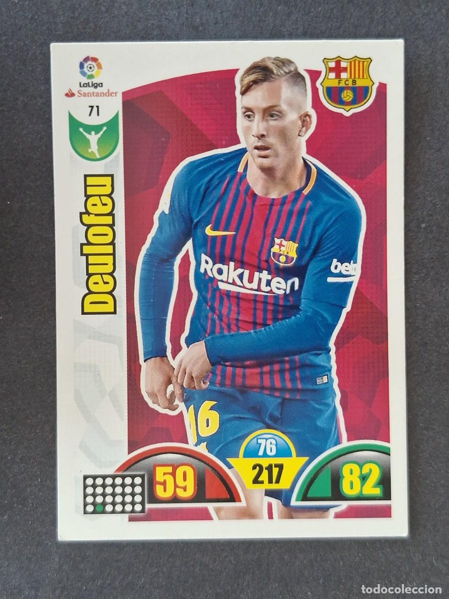 Fu&szlig;ball-Sticker: DEULOFEU F. C. BARCELONA 71 PANINI ADRENALYN XL 2017 2018 17 18