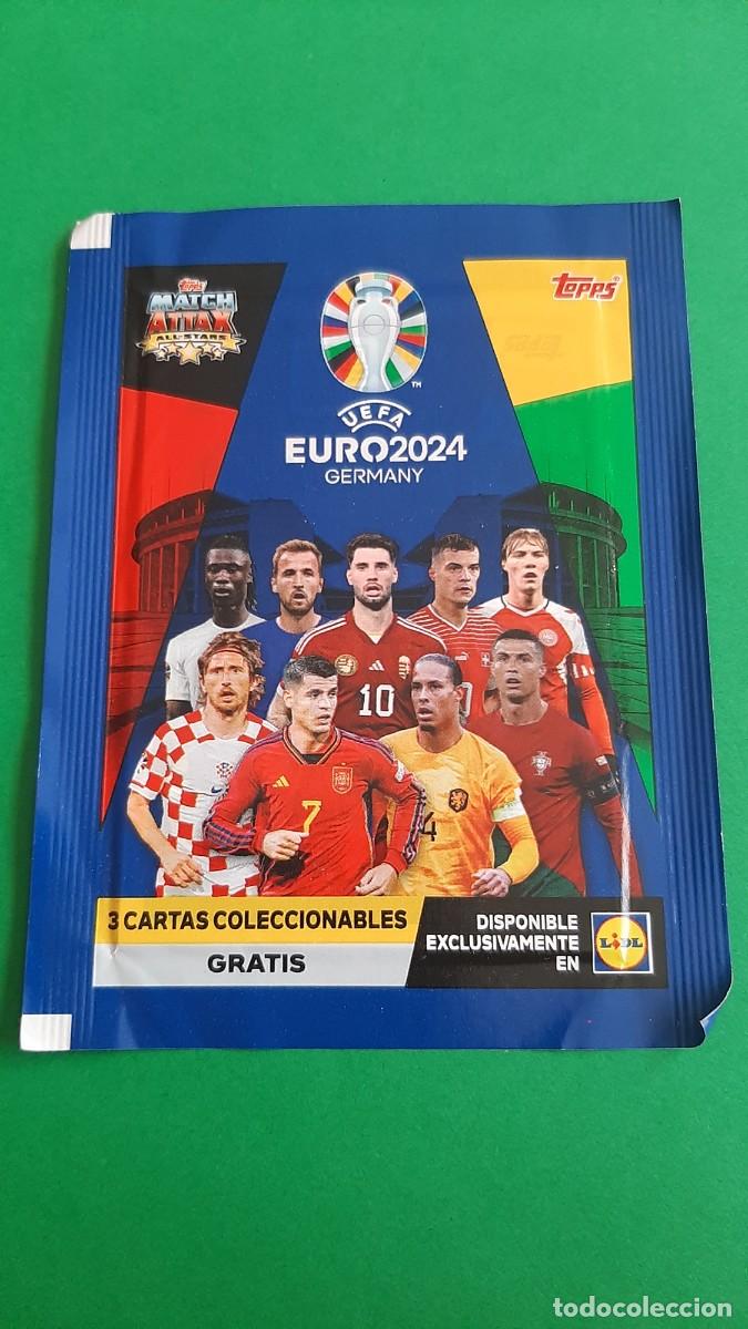 Figurine di Calcio: (TOPPS)(EURO2024)(LIDL) SOBRE SIN ABRIR EDICI&Oacute;N LIMITADA DE LIDL 2024