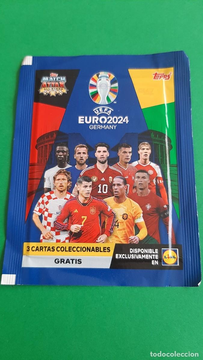 Cromos de Futebol: (TOPPS)(EURO2024)(LIDL) SOBRE SIN ABRIR EDICI&Oacute;N LIMITADA DE LIDL 2024