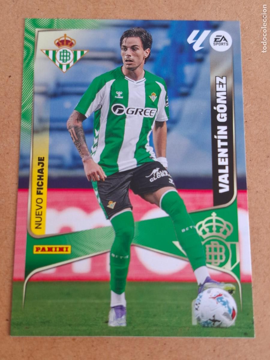 Cromos de Futebol: MEGACRACKS 2025 2026 25 26 - 458 VALENT&Iacute;N G&Oacute;MEZ - REAL BETIS - CP13