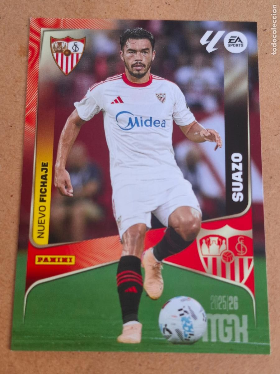 Cromos de f&uacute;tbol: MEGACRACKS 2025 2026 25 26 - 460 SUAZO - SEVILLA FC - CP13