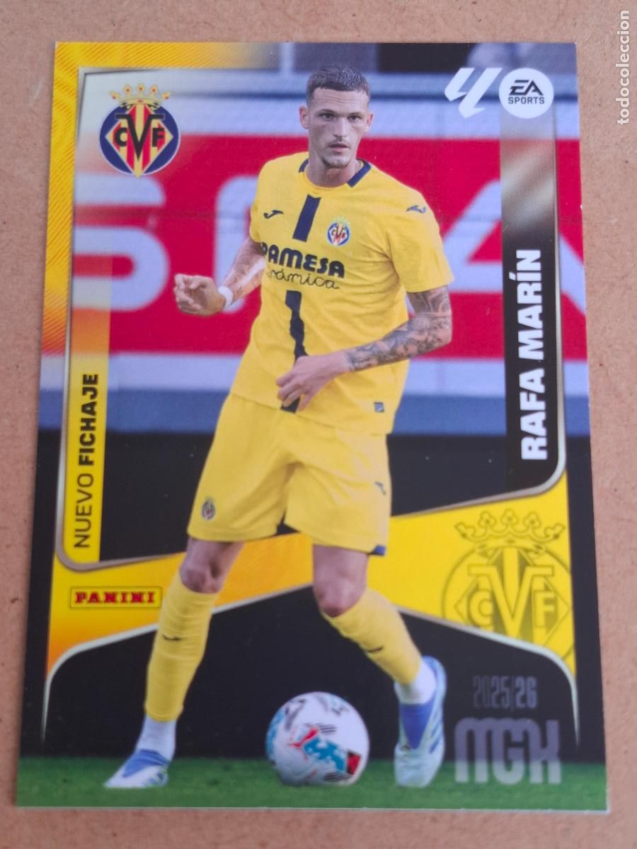 Cromos de f&uacute;tbol: MEGACRACKS 2025 2026 25 26 - 466 RAFA MAR&Iacute;N - VILLARREAL CF - CP13