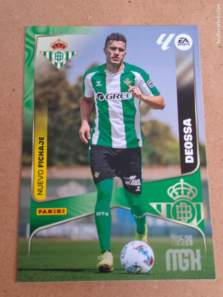 Cromos de f&uacute;tbol: MEGACRACKS 2025 2026 25 26 - 469 DEOSSA - REAL BETIS - CP13