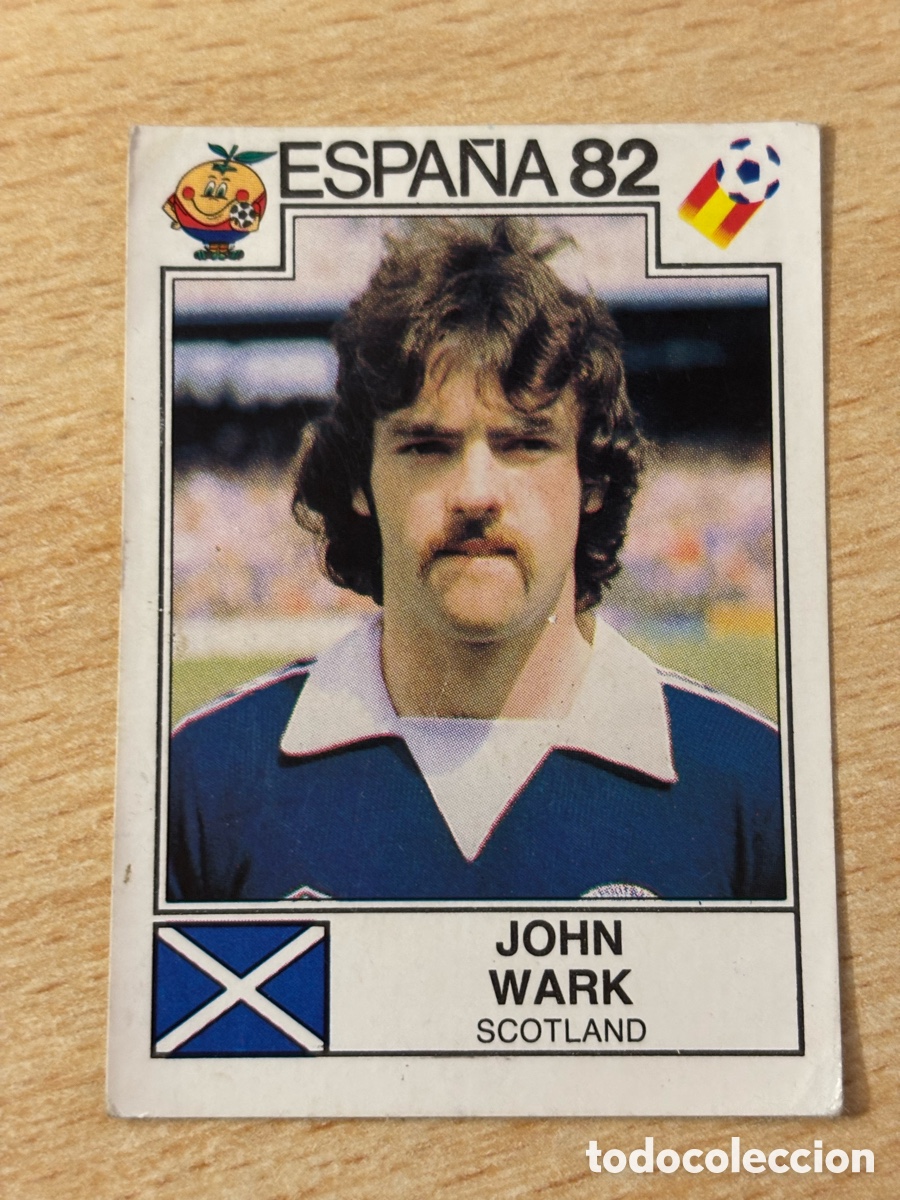 Cromos de Futebol: # 411 John Wark Escocia Mundial Espa&ntilde;a 82 sin pegar Panini