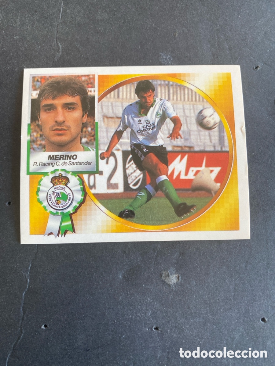Cromos de Futebol: Cromo liga 94/95 Racing Santander nunca pegado