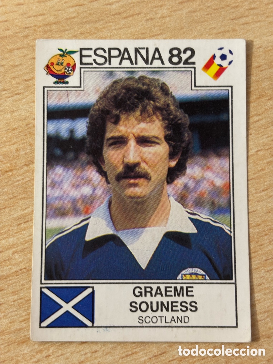 Cromos de Futebol: # 410 Graeme Souness Escocia Mundial Espa&ntilde;a 82 sin pegar Panini