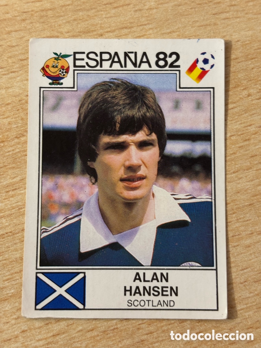 Cromos de Futebol: # 405 Alan Hansen Escocia Mundial Espa&ntilde;a 82 sin pegar Panini