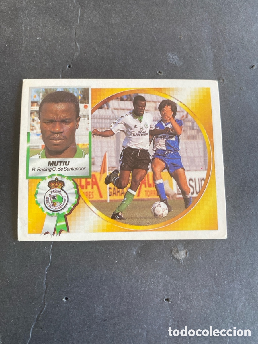 Cromos de Futebol: Cromo liga 94/95 Racing Santander nunca pegado